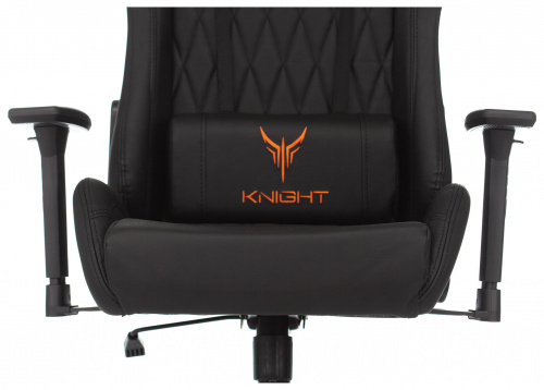 Кресло игровое Knight ARMOR черный ромбик эко.кожа с подголов. крестовина металл фото 7