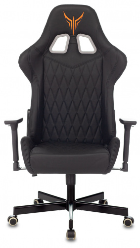 Кресло игровое Knight ARMOR черный ромбик эко.кожа с подголов. крестовина металл фото 15