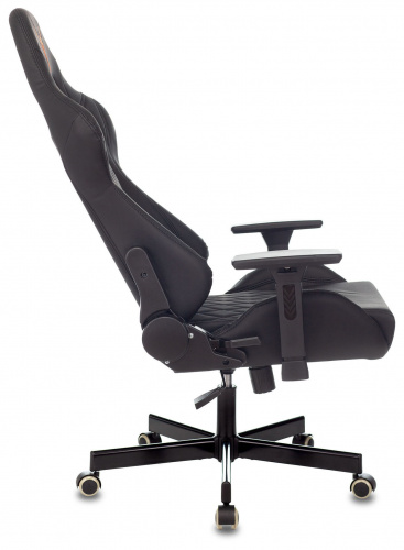 Кресло игровое Knight ARMOR черный ромбик эко.кожа с подголов. крестовина металл фото 18