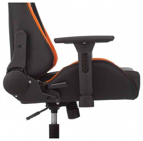 Кресло игровое Knight ARMOR черный/оранжевый ромбик эко.кожа с подголов. крестовина металл фото 11