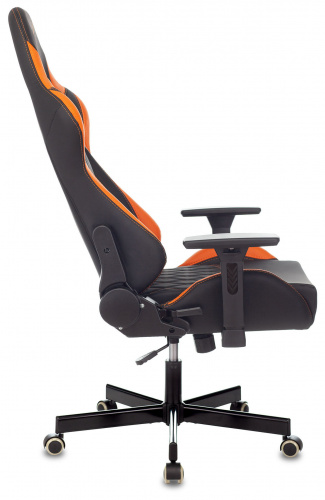 Кресло игровое Knight ARMOR черный/оранжевый ромбик эко.кожа с подголов. крестовина металл фото 16