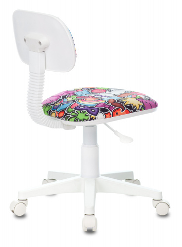 Кресло детское Бюрократ CH-W201NX мультиколор маскарад крестовина пластик пластик белый фото 4