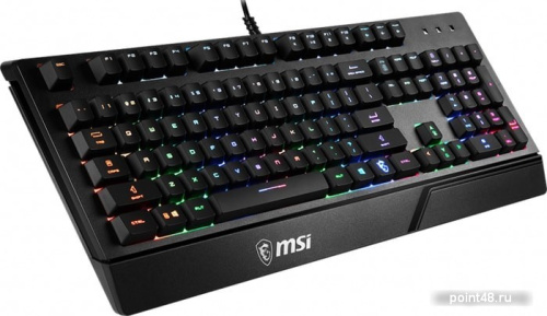 Купить Клавиатура MSI Vigor GK20 RU черный USB Multimedia for gamer LED (подставка для запястий) в Липецке фото 2