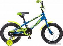 Купить Детский велосипед Novatrack Extreme 14 (синий/зеленый, 2019) в Липецке