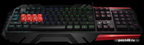 Купить Клавиатура A4 Bloody B3590R механическая черный/красный USB for gamer LED в Липецке фото 2