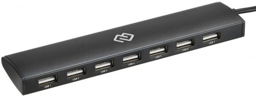 Разветвитель USB-C Digma HUB-7U2.0-UC-B 7порт. черный