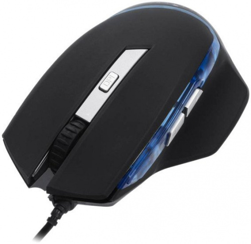Купить Мышь Оклик 715G черный/серебристый оптическая (3200dpi) USB (6but) в Липецке фото 3