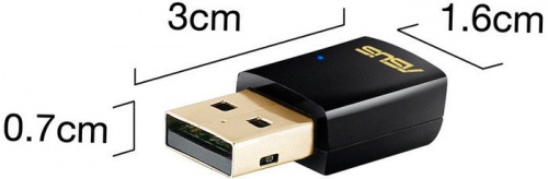 Купить Сетевой адаптер WiFi Asus USB-AC51 USB 2.0 в Липецке фото 2