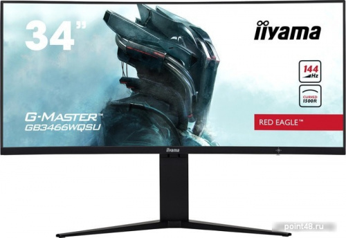 Купить Монитор Iiyama 34  Red Eagle GB3466WQSU-B1 черный VA LED 1ms 21:9 HDMI M/M матовая HAS 400cd 178гр/178гр 3440x1440 DisplayPort UWQHD USB 9.5кг в Липецке