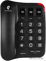 Купить Проводной телефон TeXet TX-214 (черный) в Липецке