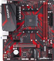 Материнская плата Gigabyte B450M GAMING Soc-AM4 AMD B450 2xDDR4 mATX AC`97 8ch(7.1) GbLAN RAID+VGA+DVI+HDMI