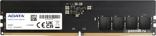 Оперативная память A-Data 16ГБ DDR5 4800 МГц AD5U480016G-S