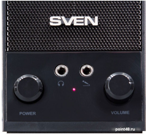 Купить Колонки Sven SPS-604, 2*2W, деревянный корпус, питание от USB, черный в Липецке фото 3