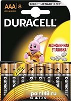 Купить Батарея Duracell Basic LR03-8BL MN2400 AAA (8шт) в Липецке