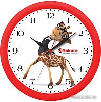 Купить Настенные часы Sakura ПЕ-Б1 Жираф (красный) в Липецке