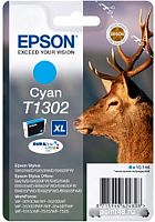 Купить Картридж струйный Epson T1302 C13T13024012 голубой (10.1мл) для Epson B42WD в Липецке