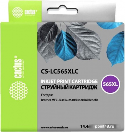 Купить Картридж CACTUS CS-LC565XLC (аналог Brother LC565XLC) в Липецке