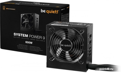 Блок питания be quiet! SYSTEM POWER 9 600W CM / ATX 2.4, active PFC, 80 PLUS Bronze, 120mm fan, modular c.m. / BN302 фото 3