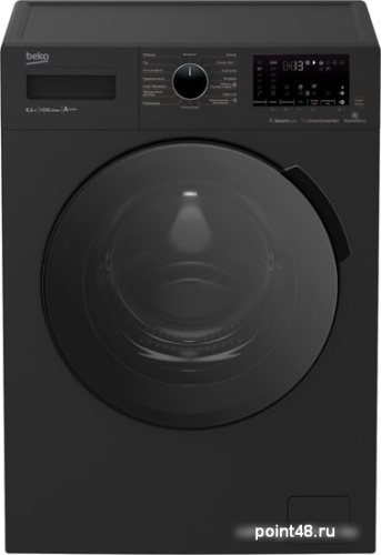 Стиральная машина Beko WSPE6H616A класс: A+++ загр.фронтальная макс.:6.5кг антрацит в Липецке