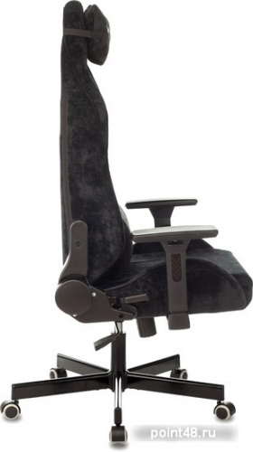 Кресло игровое Knight N1 Fabric черный Light-20 с подголов. крестовина металл фото 2
