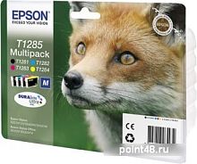 Купить Картридж струйный Epson T1285 C13T12854012 4цв. набор для Epson S22/SX125 в Липецке