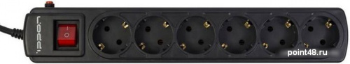Купить Сетевой фильтр Ippon BK112 1.8м (6 розеток) черный (коробка) в Липецке