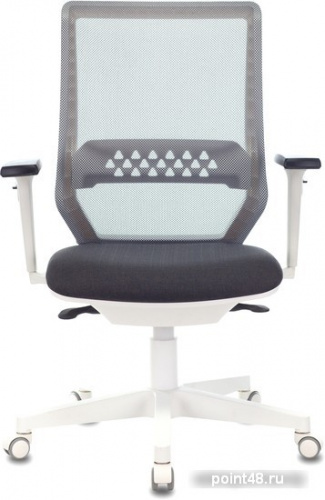 Кресло Бюрократ MC-W611N темно-серый TW-04 38-417 сетка/ткань крестовина пластик пластик белый фото 2