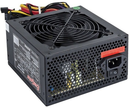 Блок питания 600W Exegate XP600, ATX, black, 12cm fan, 24p+4p, 6/8p PCI-E, 3*SATA, 2*IDE, FDD фото 2