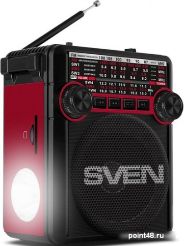 Купить Радиоприемник SVEN SRP-355, красный в Липецке фото 3