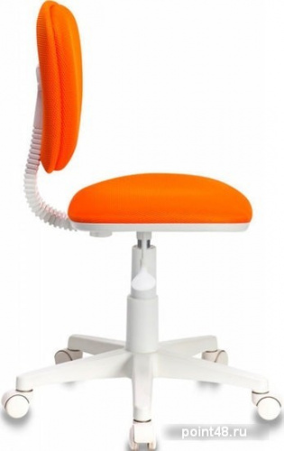 Кресло детское Бюрократ CH-W204NX/ORANGE оранжевый TW-96-1 (пластик белый) фото 3