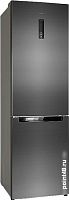 Холодильник двухкамерный Hiberg RFC-372DX NFXd морозильная камера снизу, цвет темная нержавеющая сталь в Липецке