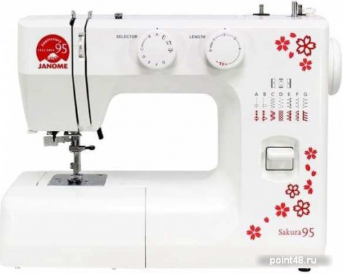 Купить Швейная машина Janome Sakura 95 белый/цветы в Липецке