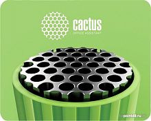 Купить Коврик для мыши Cactus Green Logo зеленый 250x200x3мм в Липецке