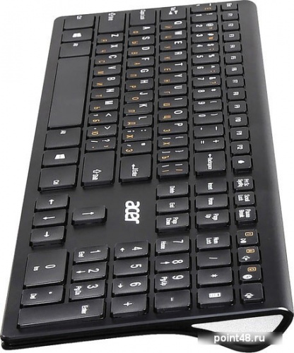Купить Клавиатура Acer OKR020 черный USB беспроводная slim Multimedia в Липецке фото 3
