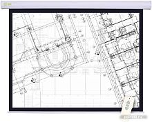 Купить Экран Cactus 180x180см Motoscreen CS-PSM-180x180 1:1 настенно-потолочный рулонный (моторизованный привод) в Липецке