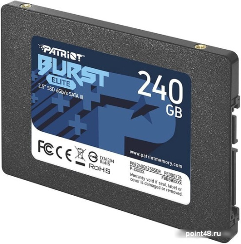 Накопитель SSD Patriot SATA III 240Gb PBE240GS25SSDR Burst Elite 2.5 фото 2