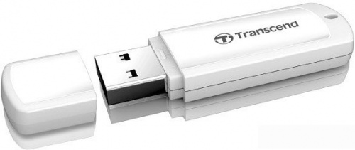 Купить Флеш Диск Transcend 32Gb Jetflash 370 TS32GJF370 USB2.0 белый в Липецке фото 3