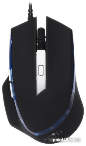 Купить Мышь Оклик 715G черный/серебристый оптическая (3200dpi) USB (6but) в Липецке