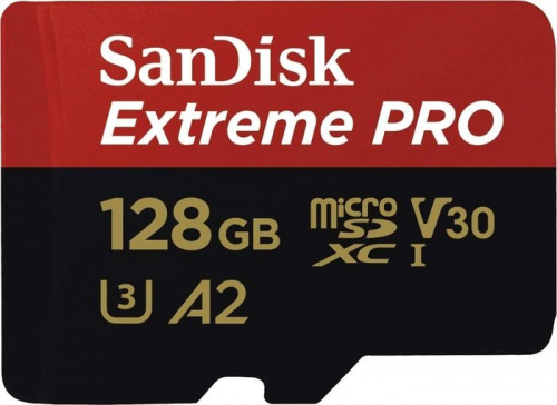 Купить Флеш карта microSDXC 128Gb Class10 Sandisk SDSQXCY-128G-GN6MA Extreme Pro + adapter в Липецке фото 3