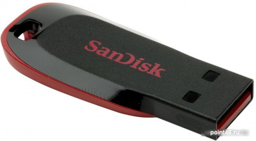 Купить Память SanDisk Cruzer Blade  16GB, USB 2.0 Flash Drive, красный, черный в Липецке фото 3