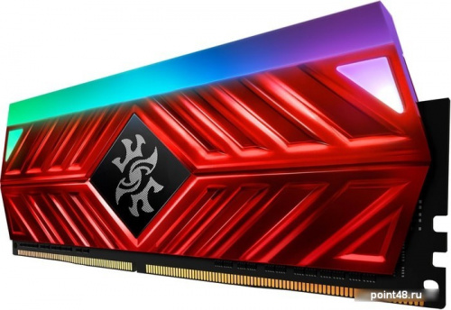 Память 16GB ADATA DDR4 3600 DIMM XPG SPECTRIX D41 RGB Red Gaming Memory AX4U36008G18I-DR41 Non-ECC, CL18, 1.35V, Kit 2x8GB, RTL фото 3