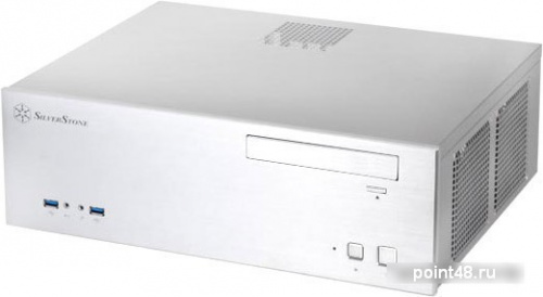 Корпус Silverstone SST-GD04S USB 3.0 Grandia HTPC Micro ATX Computer Case, Silent High Airflow Performance, silver (968790)