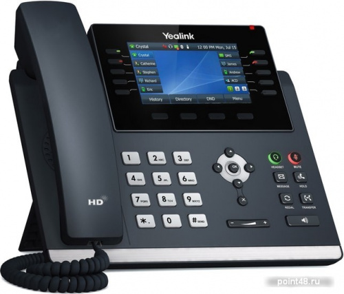 Купить Телефон SIP Yealink SIP-T46U черный в Липецке фото 3