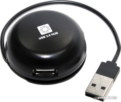 Разветвитель 5BITES HB24-200BK 4*USB2.0 / USB PLUG / BLACK фото 2