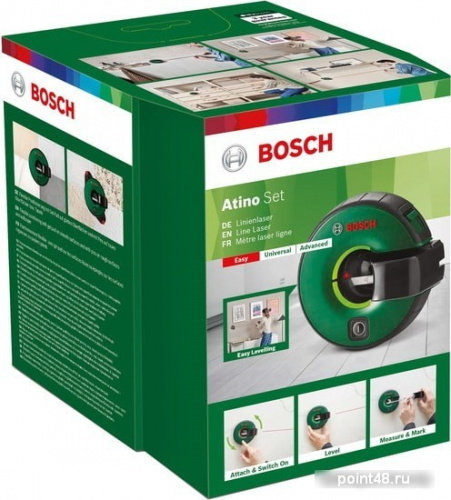 Купить Лазерный нивелир Bosch Atino Set 0603663A01 (6 гелевых вкладышей) в Липецке фото 3