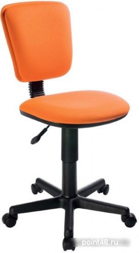 Кресло Бюрократ Ch-204NX оранжевый 26-29-1 крестовина пластик