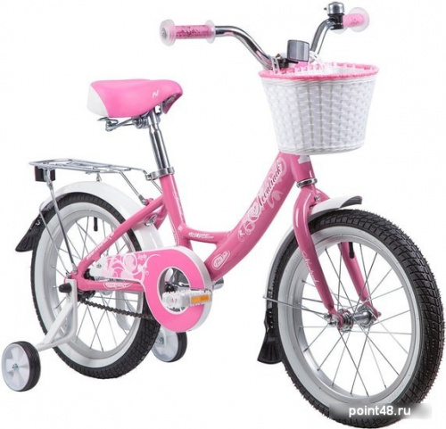 Купить Детский велосипед Novatrack Girlish line 16 (розовый/белый, 2019) в Липецке на заказ фото 2
