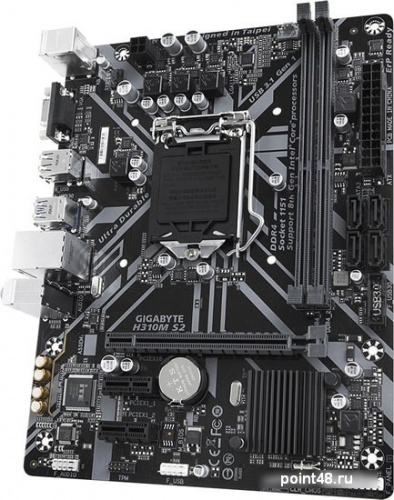 Материнская плата Gigabyte H310M S2 1.1 Soc-1151v2 Intel H370 2xDDR4 mATX AC`97 8ch(7.1) GbLAN+VGA фото 3