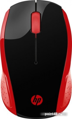 Купить Мышь HP 200 Emprs красный оптическая (1000dpi) беспроводная USB для ноутбука (2but) в Липецке