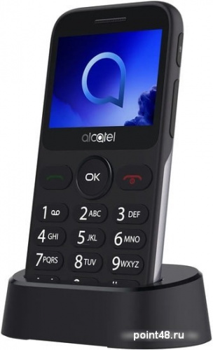 Мобильный телефон Alcatel 2019G серебристый моноблок 1Sim 2.4 240x320 Thread-X 2Mpix GSM900/1800 GSM1900 FM microSD max32Gb в Липецке фото 2